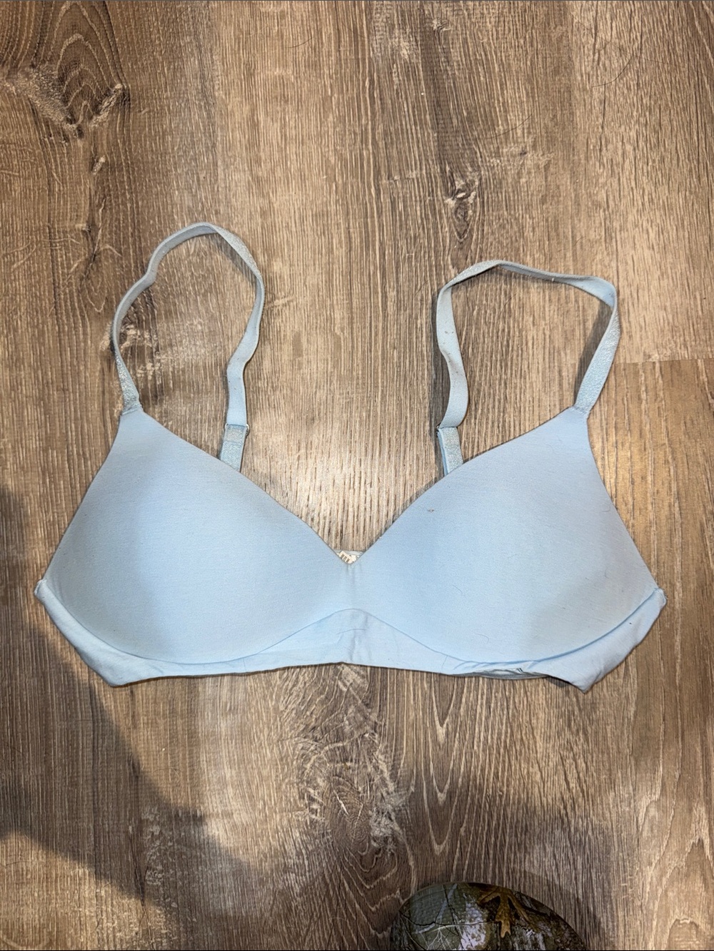 Light Blue Wireless Everyday T-Shirt Bra